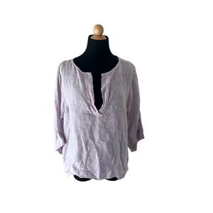 STARKX PURPLE LINEN SHIRT SIZE SMALL